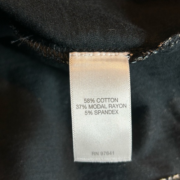 J.Jill 3/4 Sleeve Blue Floral V Neck Cotton Modal Blend Dress XSP - Picture 7 of 9